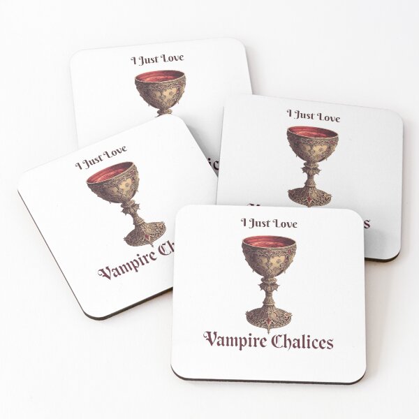 Item preview, I Just Love Vampire Chalices designed and sold by RED-MOUSE.