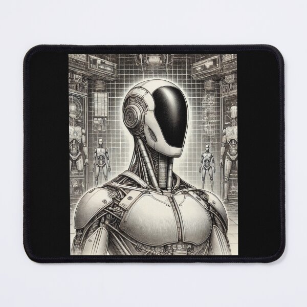 Item preview, humanoid robot art designed and sold by TEEJAMBOREE.