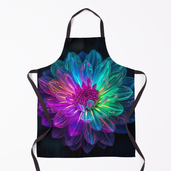 Item preview, Prism Petals - Dichroic Split Bloom Macro Art Print designed and sold by Then & Now Flora.
