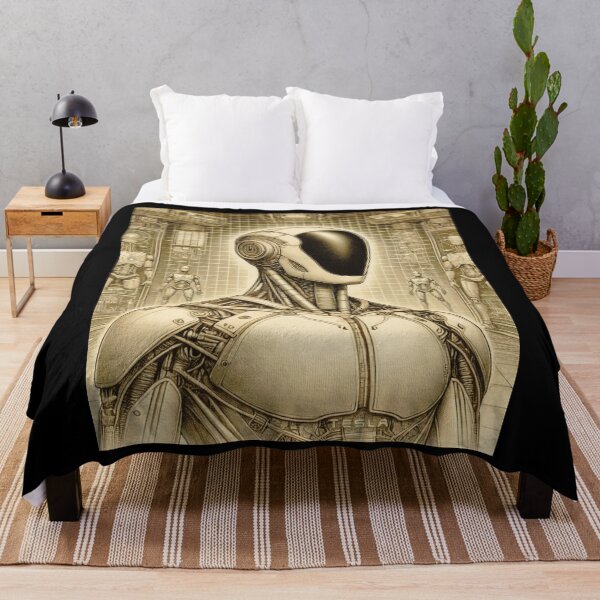 Item preview, humanoid robot art designed and sold by TEEJAMBOREE.