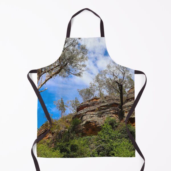 Item preview, Sandstone Cliffs and Eucalypts Under Blue Sky designed and sold by Fourpointstudio.