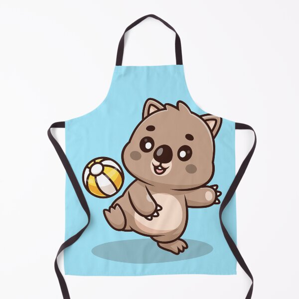 Item preview, Cute Wombat Playing Ball – Cartoon Vector Icon Illustration (Animal & Sport Theme) designed and sold by hjian8219.