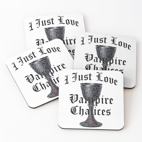 Item preview, I Just Love Vampire Chalices designed and sold by RED-MOUSE.