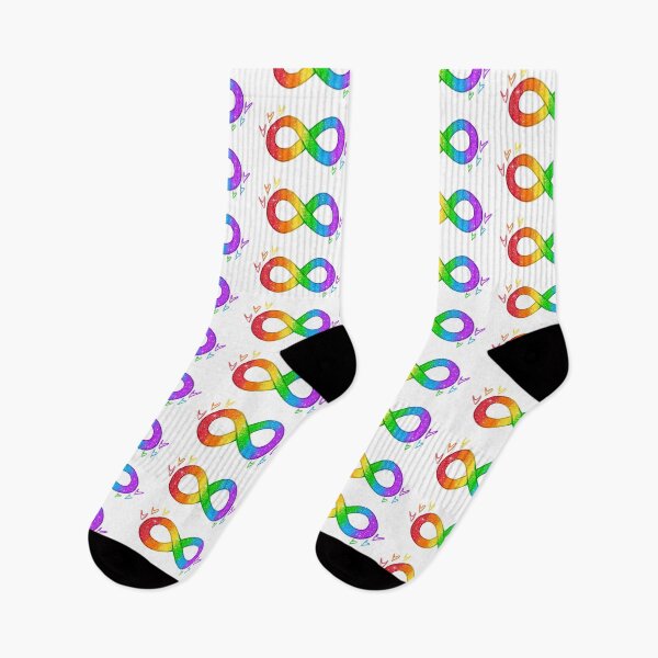 Artikelvorschau, Autismus Regenbogen Unendlichkeit Glitzer entworfen und verkauft von Charlet-Art.