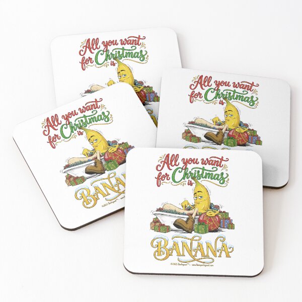 Item preview, All you want for Christmas is BANANA designed and sold by PeelingoodMerch.