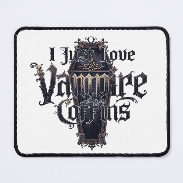 Item preview, I Just Love Vampire Coffins designed and sold by RED-MOUSE.