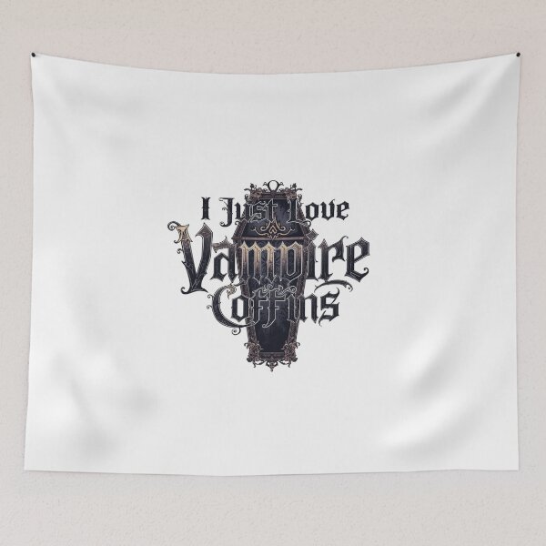 Item preview, I Just Love Vampire Coffins designed and sold by RED-MOUSE.