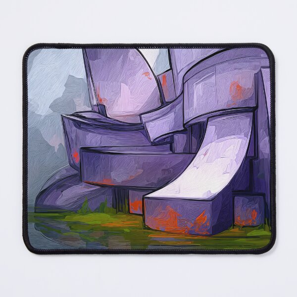 Item preview, Fuse Curves and Angles to Shape Futuristic Modern Architecture in Reflective Motion designed and sold by OlfactoART Studio.