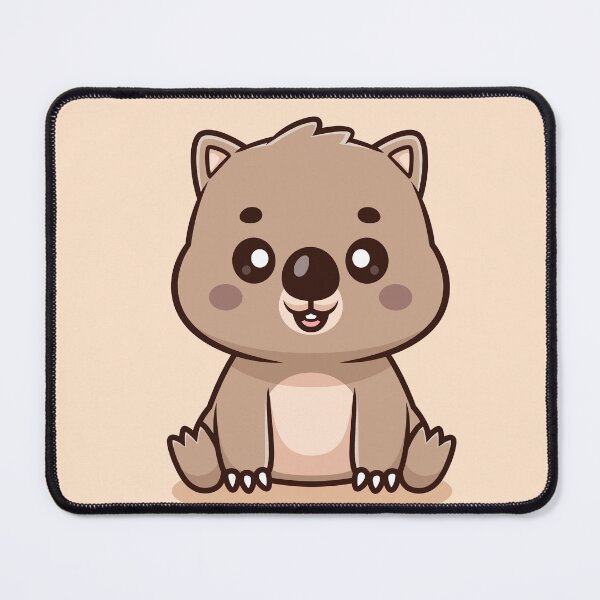 Item preview, Cute Wombat Sitting – Cartoon Vector Icon Illustration (Animal & Nature Theme) designed and sold by hjian8219.