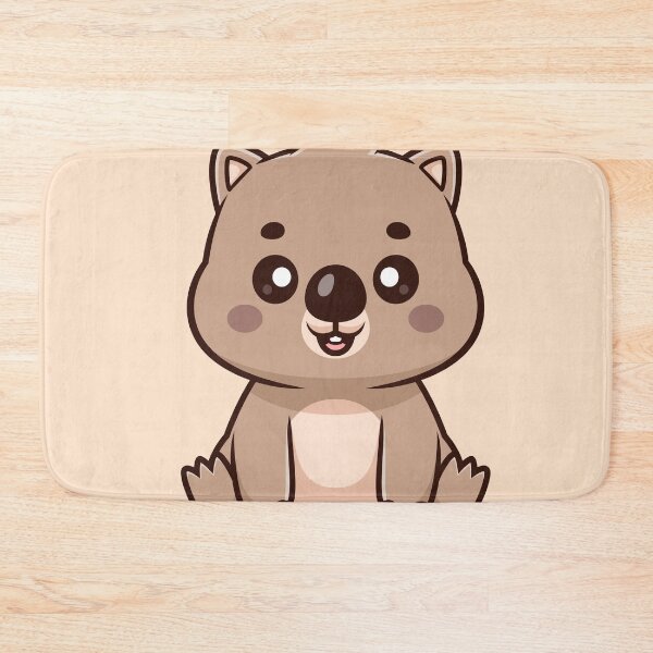 Item preview, Cute Wombat Sitting – Cartoon Vector Icon Illustration (Animal & Nature Theme) designed and sold by hjian8219.