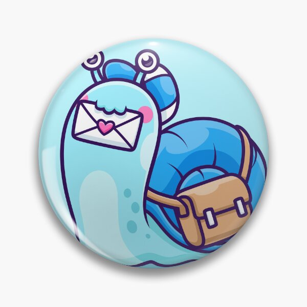 Item preview, Cute Snail Postman Shipping Letter – Cartoon Vector Icon Illustration (Animal & Nature Theme) designed and sold by hjian8219.