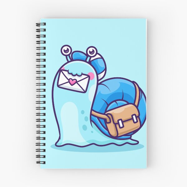 Item preview, Cute Snail Postman Shipping Letter – Cartoon Vector Icon Illustration (Animal & Nature Theme) designed and sold by hjian8219.