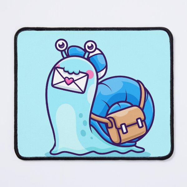 Item preview, Cute Snail Postman Shipping Letter – Cartoon Vector Icon Illustration (Animal & Nature Theme) designed and sold by hjian8219.