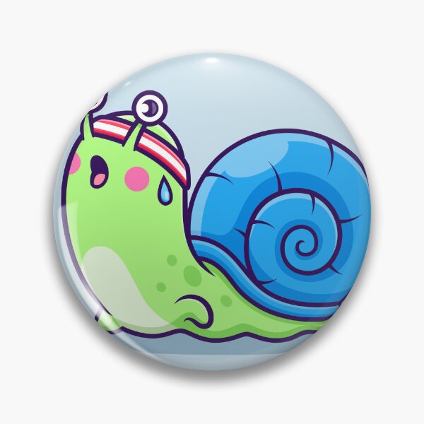 Item preview, Cute Snail Running – Cartoon Vector Icon Illustration (Animal & Sport Theme) designed and sold by hjian8219.