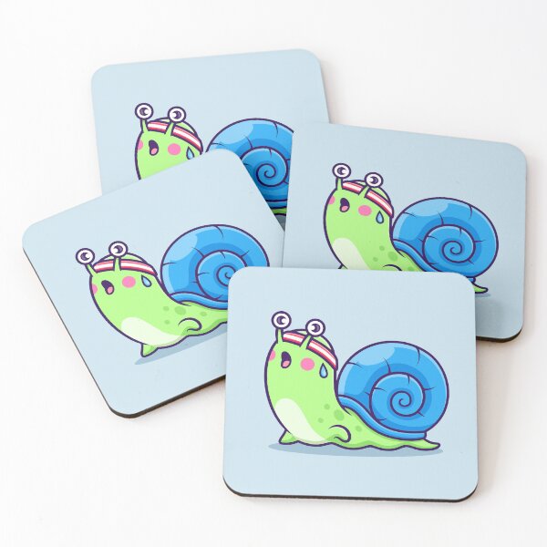 Item preview, Cute Snail Running – Cartoon Vector Icon Illustration (Animal & Sport Theme) designed and sold by hjian8219.