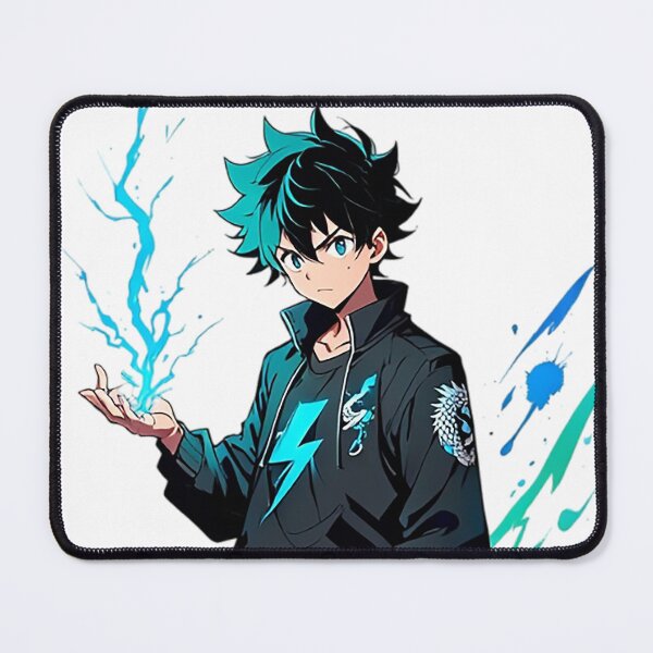 Item preview, Anime Boy with Electric Blue Power designed and sold by newvisionart191.
