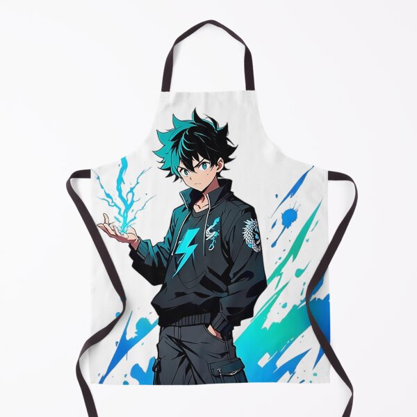 Item preview, Anime Boy with Electric Blue Power designed and sold by newvisionart191.