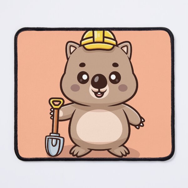 Item preview, Cute Wombat Waving Hand – Cartoon Vector Icon Illustration (Animal & Nature Theme) designed and sold by hjian8219.
