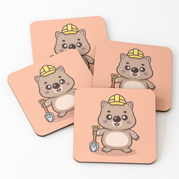 Item preview, Cute Wombat Waving Hand – Cartoon Vector Icon Illustration (Animal & Nature Theme) designed and sold by hjian8219.