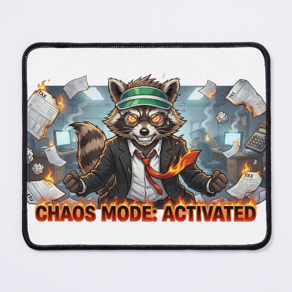 Item preview, Chaos Mode Activated Raccoon CPA designed and sold by RaccoonCPA.