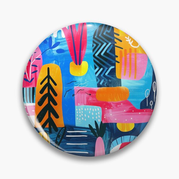 Item preview, Pop Art-Inspired Colorful Vibrant Abstract Designs Pattern designed and sold by DEC02.