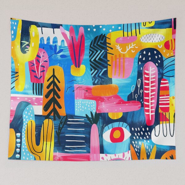 Item preview, Pop Art-Inspired Colorful Vibrant Abstract Designs Pattern designed and sold by DEC02.