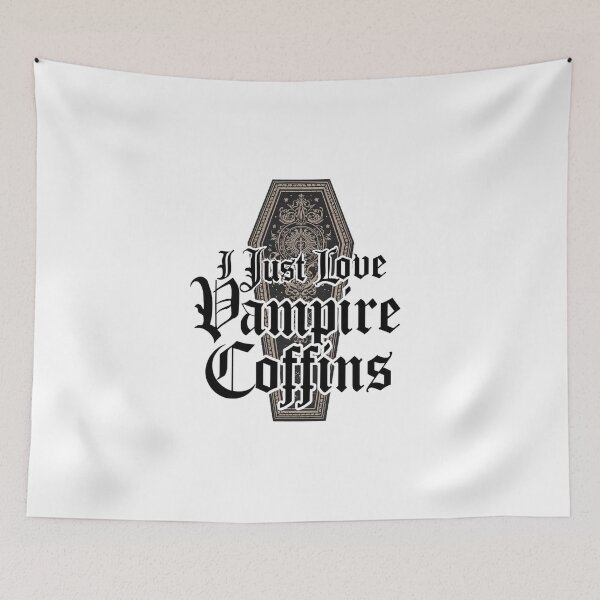 Item preview, I Just Love Vampire Coffins designed and sold by RED-MOUSE.