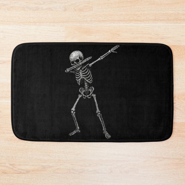 Item preview, Dabbing Skeleton Scratch Art – Funny Gothic Dance Skull designed and sold by Mortisigil.