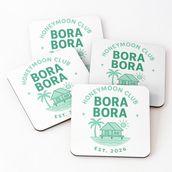 Item preview, Honeymoon Club Bora Bora EST. 2026 – Romantic Lagoon Escape Design Inspired by Island Luxury designed and sold by Memorph.