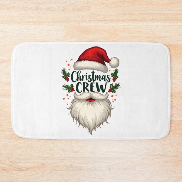 Item preview, Santa Hat and Beard Christmas Crew Design designed and sold by CharlieDesings.