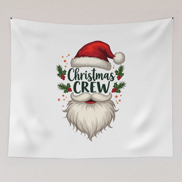 Item preview, Santa Hat and Beard Christmas Crew Design designed and sold by CharlieDesings.