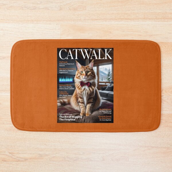 Item preview, CATWALK — The Art of Hogging The Fireplace— The Ultimate Guide to Maine Coon Attitude designed and sold by FrancophileFun.