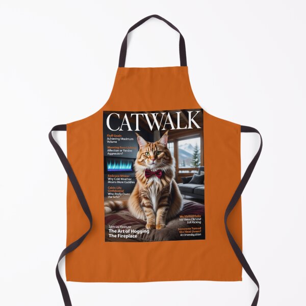 Item preview, CATWALK — The Art of Hogging The Fireplace— The Ultimate Guide to Maine Coon Attitude designed and sold by FrancophileFun.