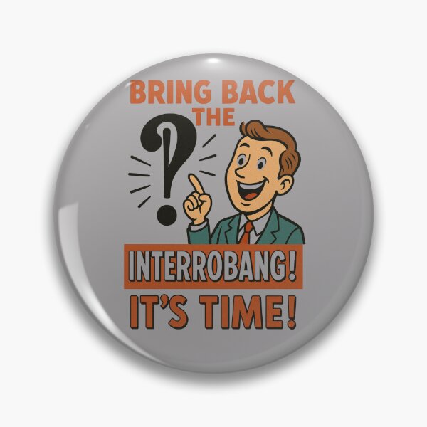 Item preview, Interrobang – Typography & Language Nerd Punctuation Design designed and sold by RollFuzzy.