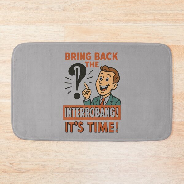 Item preview, Interrobang – Typography & Language Nerd Punctuation Design designed and sold by RollFuzzy.