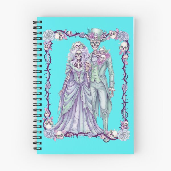 Item preview, Elegant Gothic Skeleton Couple in Love designed and sold by JoysByTanja.