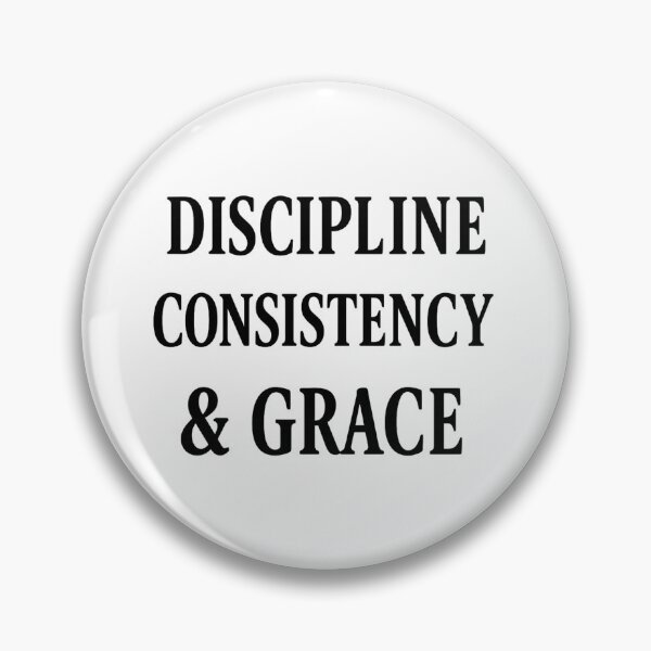 Item preview, Discipline, Consistency and Grace – Minimalist Motivational Quote Design designed and sold by JayInspires.
