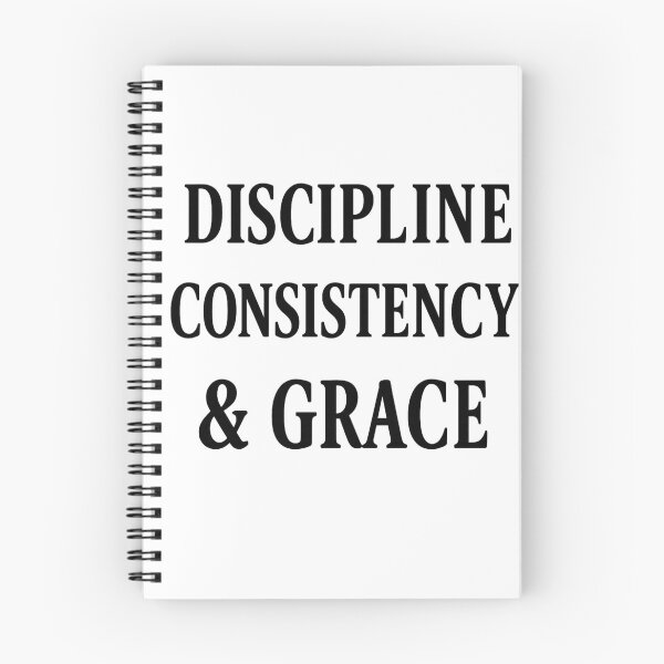 Item preview, Discipline, Consistency and Grace – Minimalist Motivational Quote Design designed and sold by JayInspires.