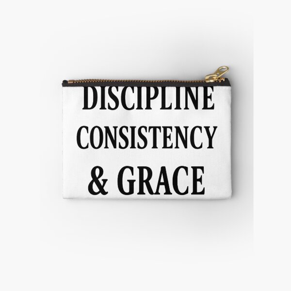 Item preview, Discipline, Consistency and Grace – Minimalist Motivational Quote Design designed and sold by JayInspires.