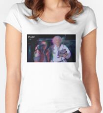 Back To The Future Women's Fitted Scoop T-Shirt