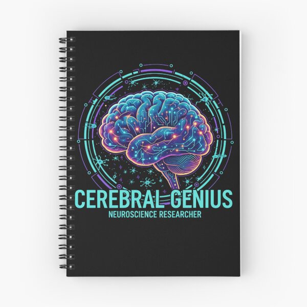 Item preview, Cerebral Genius T-Shirt | Neuroscience Researcher Brain Art | Minimalist STEM Tech Design designed and sold by axiksa10.