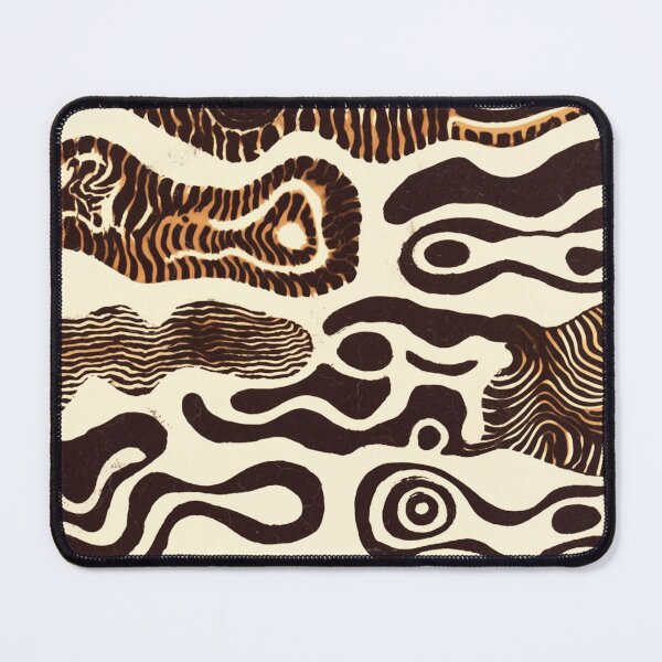 Item preview, Earthbound Stripes - Mudcloth Animal Lines in Brown and Cream designed and sold by trajeado14.