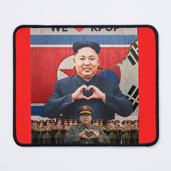 Item preview, #North Korea "WE LOVE KPOP" Funny shirt design hilarious Tshirt design, N8 Gants Designs designed and sold by The Far Far North.