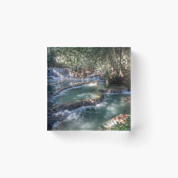 Item preview, Kuang Si Waterfalls, Laos — Terraced Pools designed and sold by Fourpointstudio.