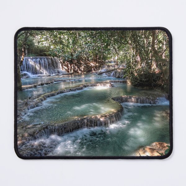 Item preview, Kuang Si Waterfalls, Laos — Terraced Pools designed and sold by Fourpointstudio.