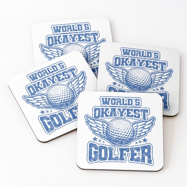 Item preview, World’s Okayest Golfer Vintage Retro Golf Dad Design designed and sold by Dmetalx Art Apparel.