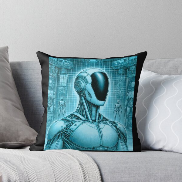 Item preview, humanoid robot art designed and sold by TEEJAMBOREE.