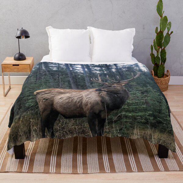 Item preview, Bull Elk in the Canadian Wilderness designed and sold by Fourpointstudio.