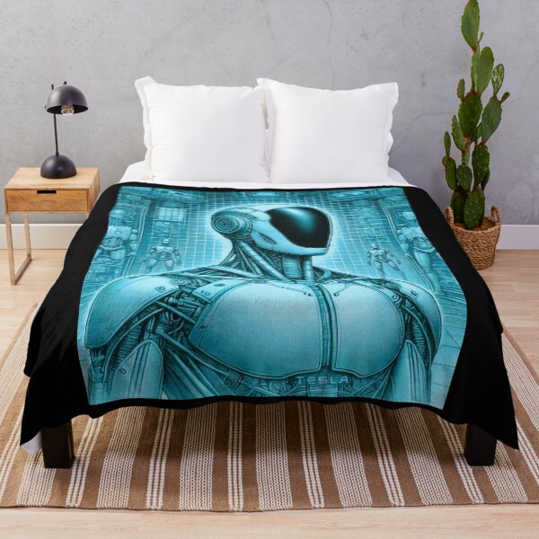 Item preview, humanoid robot art designed and sold by TEEJAMBOREE.