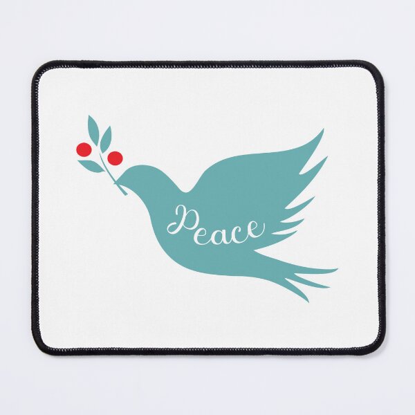 Item preview, Dove with a Holly Branch designed and sold by MagnoliaLake.
